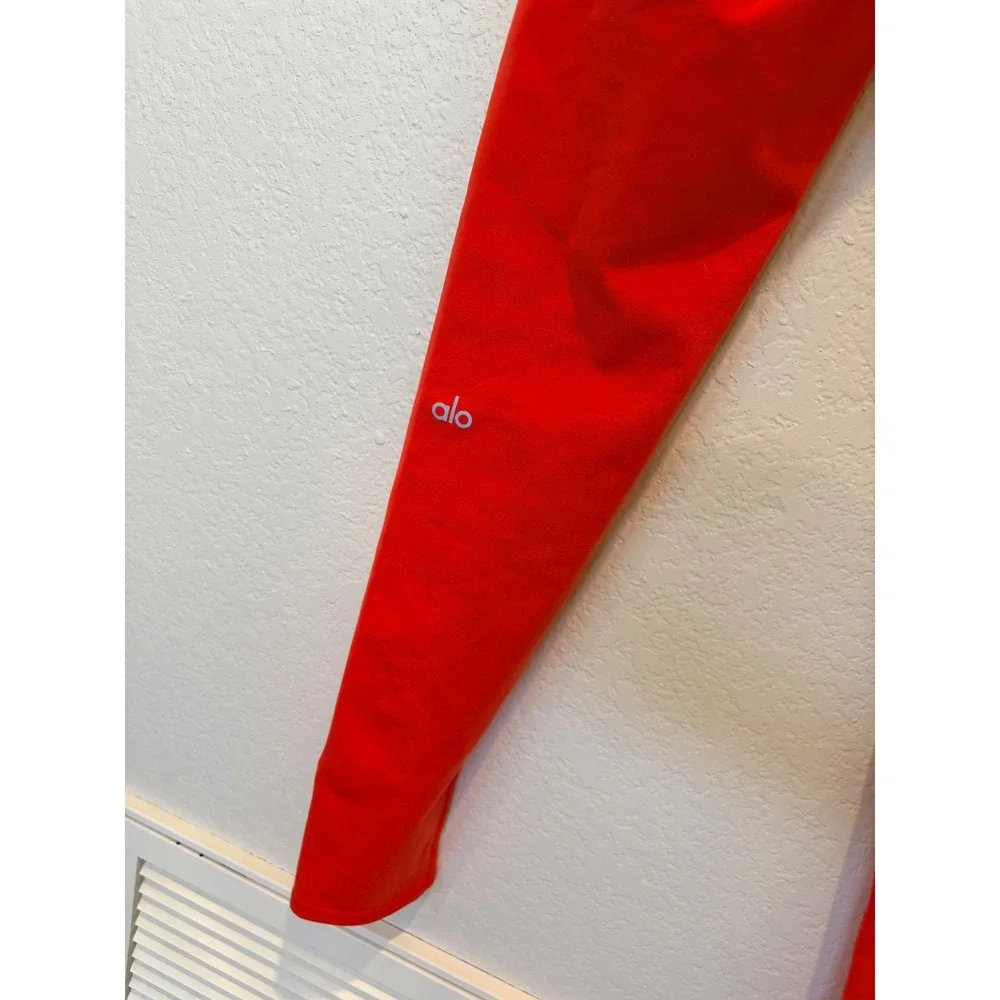 Alo Yoga Womens Airlift High-Waist 7/8 Legging Red Medium W5716R